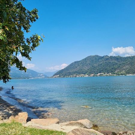 Villa Mia Lugano Lake Brusimpiano Bagian luar foto