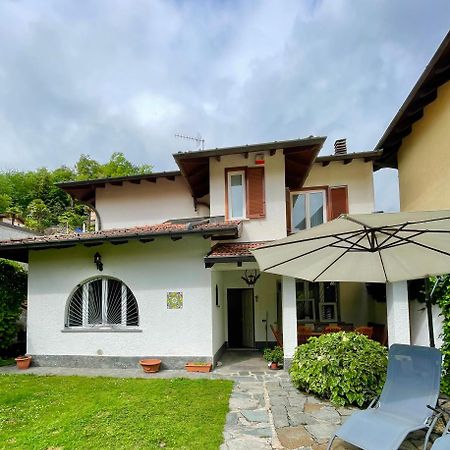 Villa Mia Lugano Lake Brusimpiano Bagian luar foto