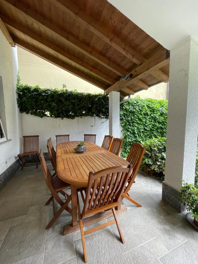 Villa Mia Lugano Lake Brusimpiano Bagian luar foto