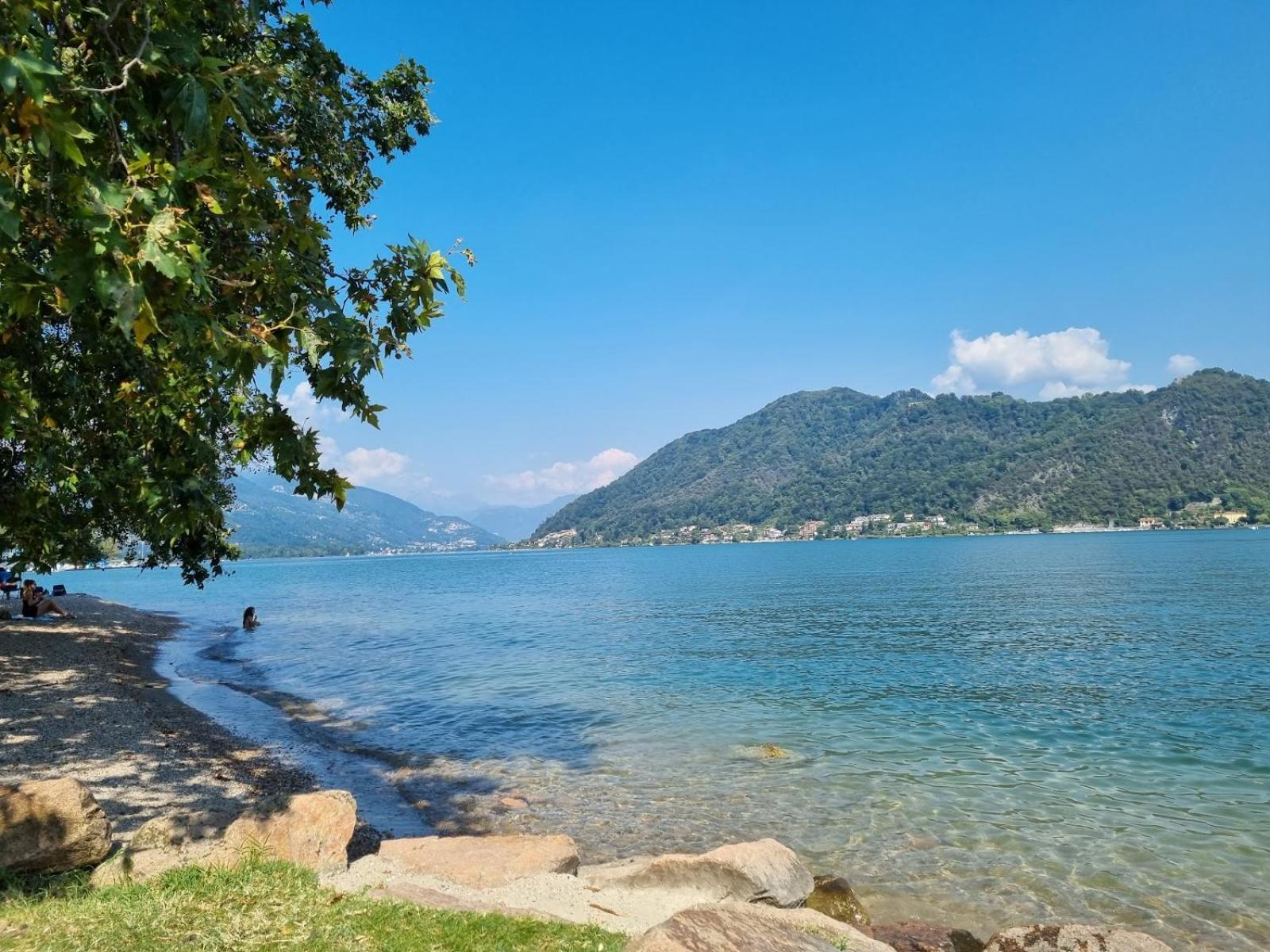 Villa Mia Lugano Lake Brusimpiano Bagian luar foto