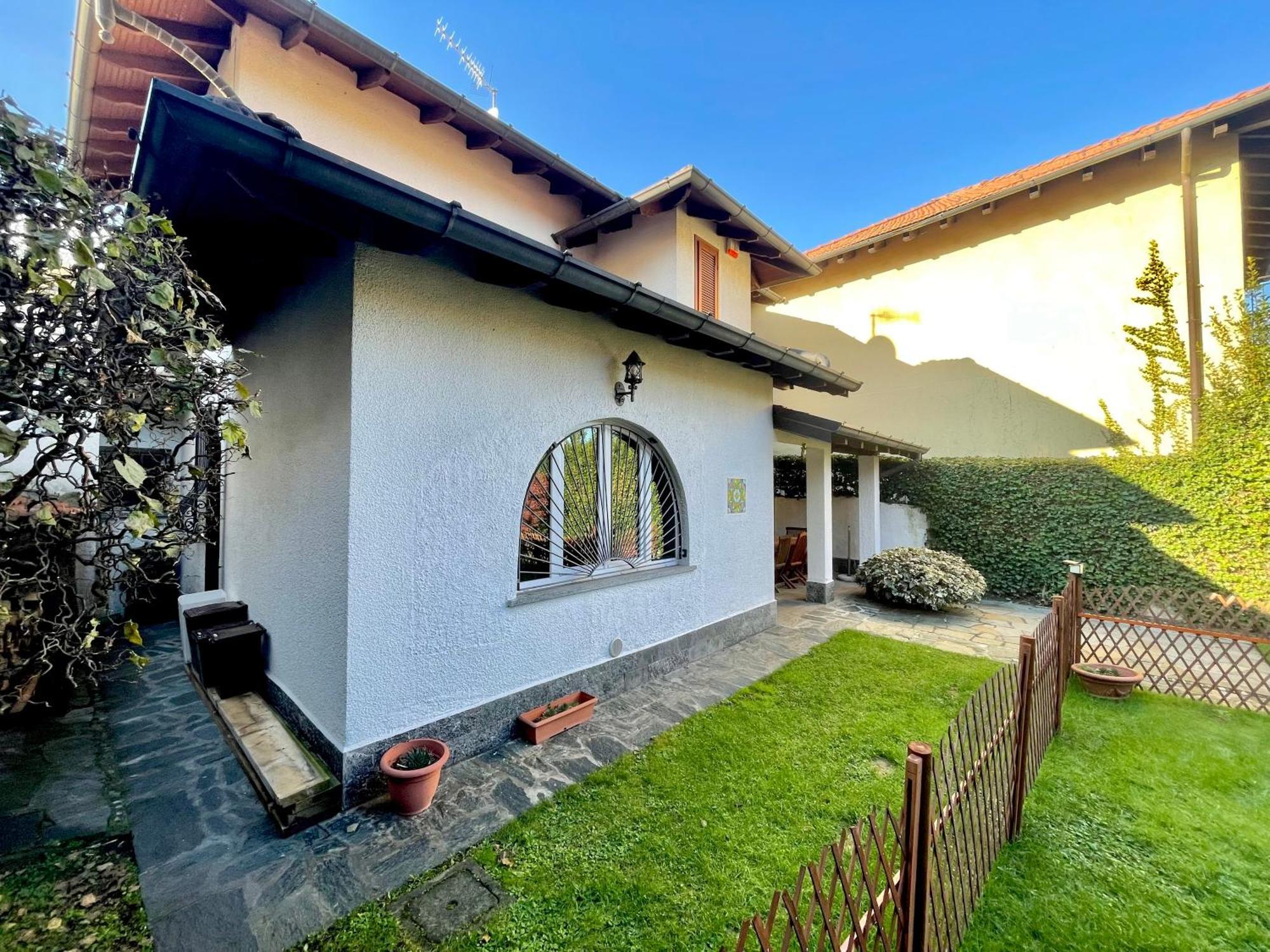 Villa Mia Lugano Lake Brusimpiano Bagian luar foto